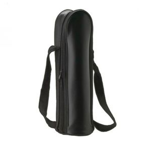 Bottle / Thermus Caring Case / Cover with Zipper Black Fox Leather
